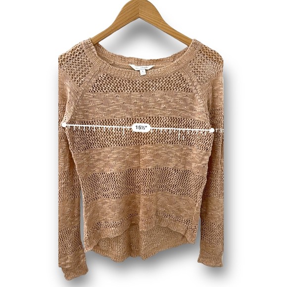 Charming Charlie Apricot Sweater Beautiful! Women’s Small - Picture 8 of 10